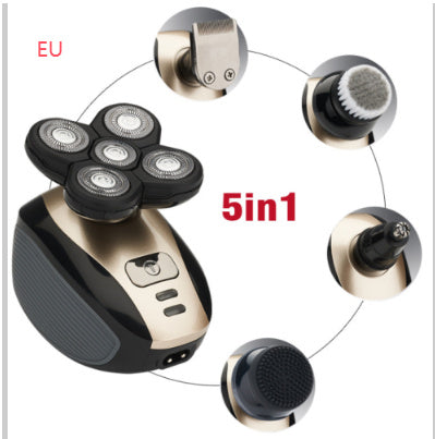 5 In 1 Men Multifunctional Rechargeable Electric Shaver