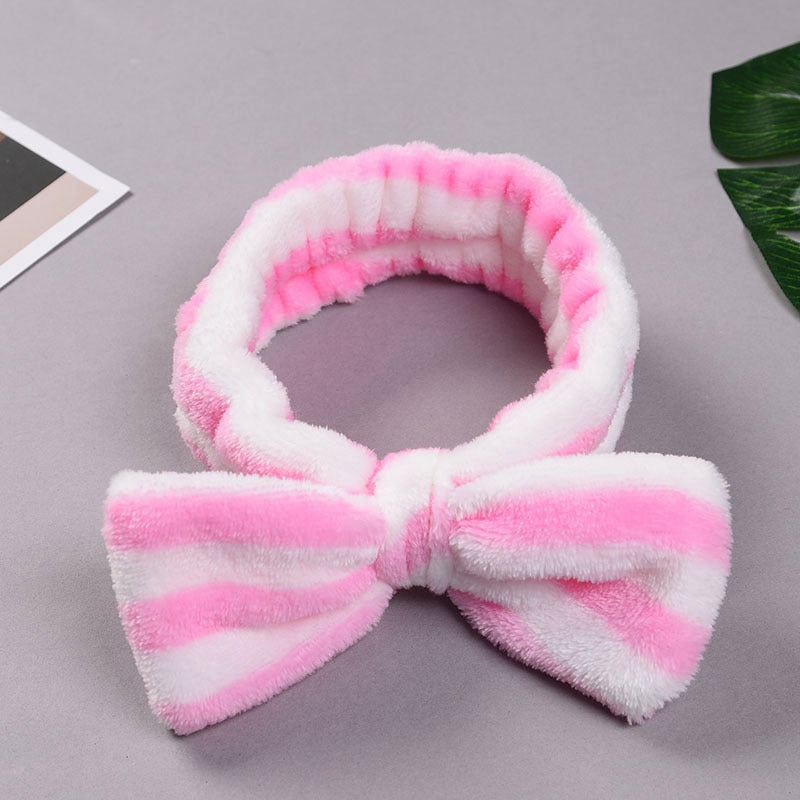 Striped Bow Headband
