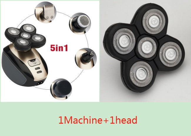 5 In 1 Men Multifunctional Rechargeable Electric Shaver