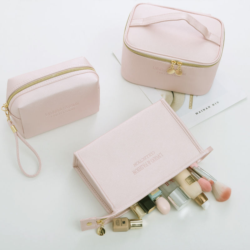 LVGUO & Fashion Collection Leather Waterproof Cosmetic Bag