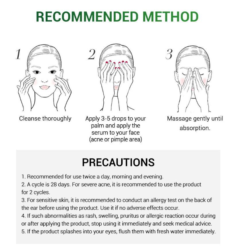 Breylee Facial Acne Repair Serum Treatment