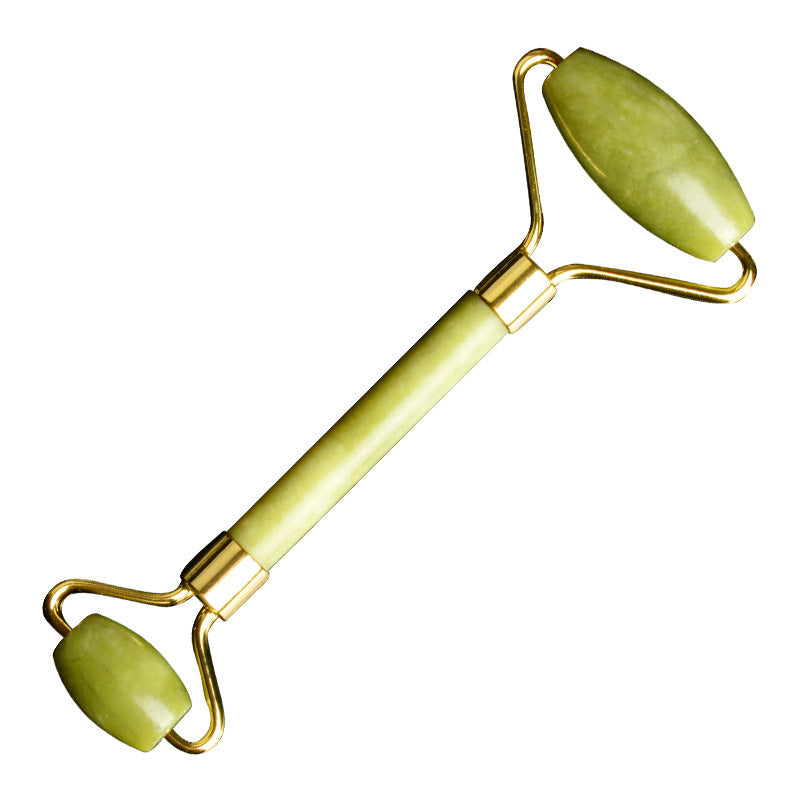 Double-end Natural Xiuyu Polished Jade Roller
