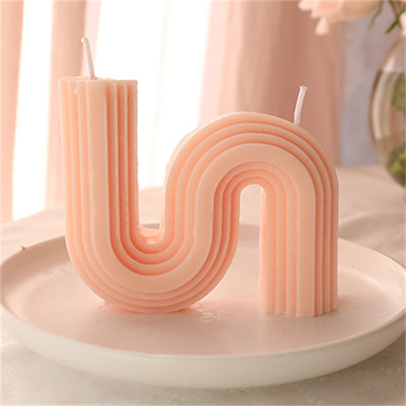 Fashion Art Geometric Handmade Scented Candles