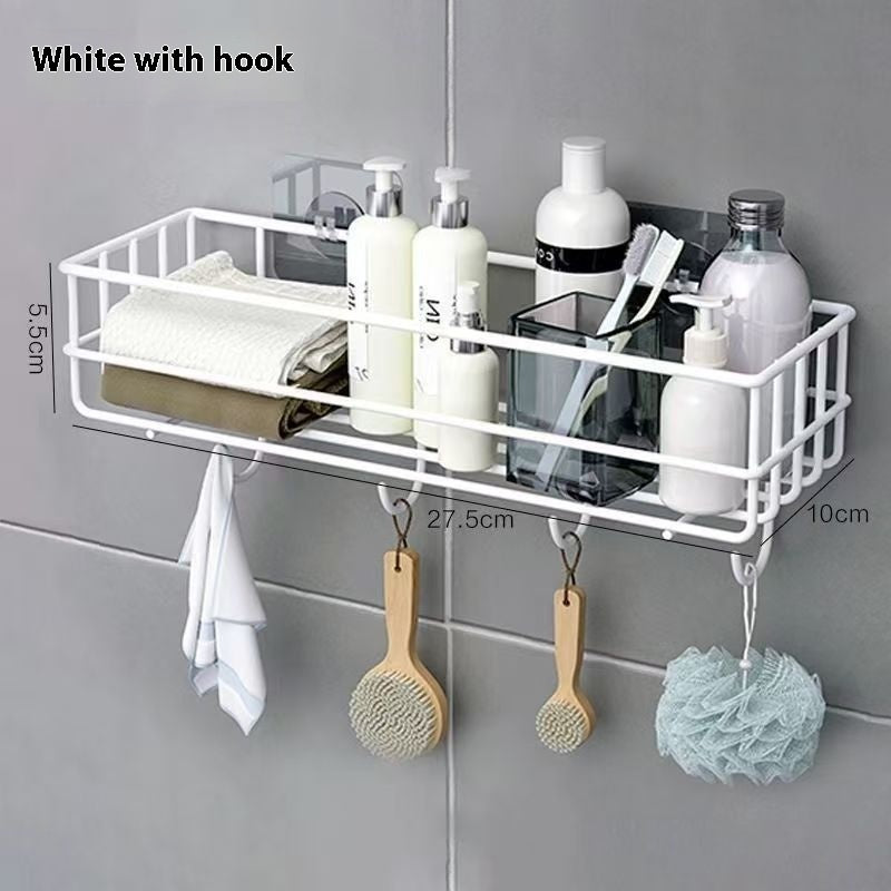 Iron Bathroom Punch-free Storage Rack
