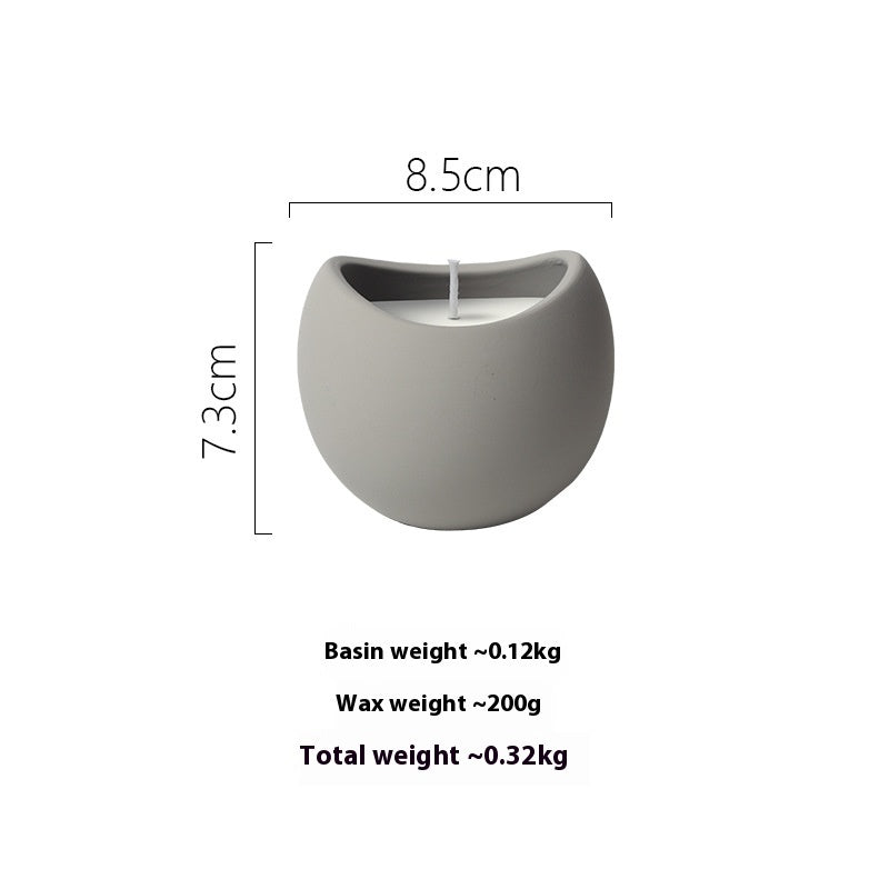 Ceramic Minimalist Creative Ornament Candle Cups
