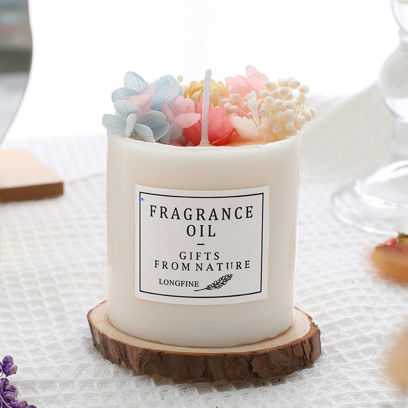 Luxury Dried Flowers Romantic Scented Candles
