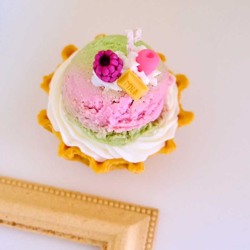 Handmade Quality Cupcake Cream Dessert Scented Candles