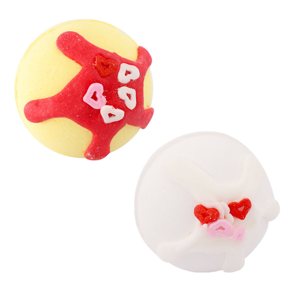 Exfoliating Cake Bubble Bath Bombs