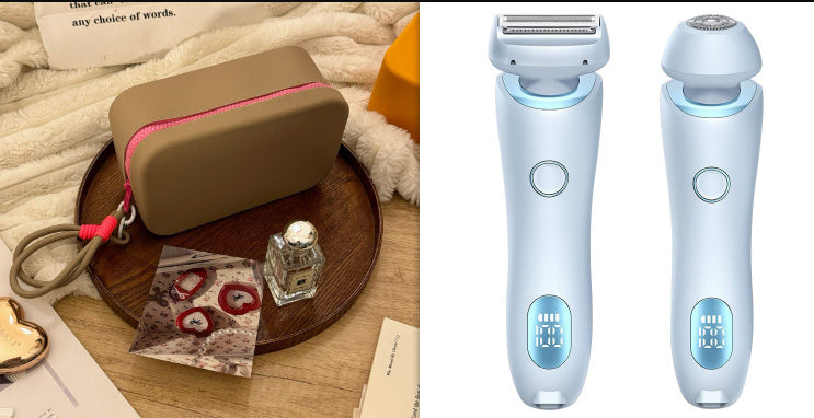2 In 1 Rechargeable Women Body Hair Removal Razor Epilator