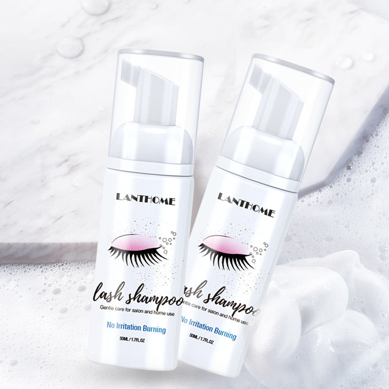 Eyelash shampoo gentle cleansing makeup remover