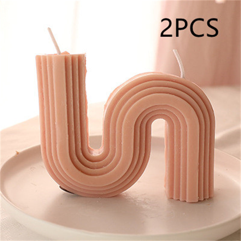 Fashion Art Geometric Handmade Scented Candles
