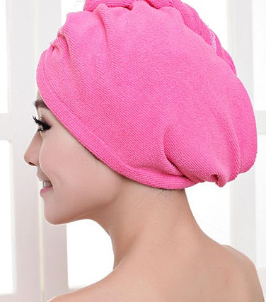 Absorbent Hair Dryer Towel Cap