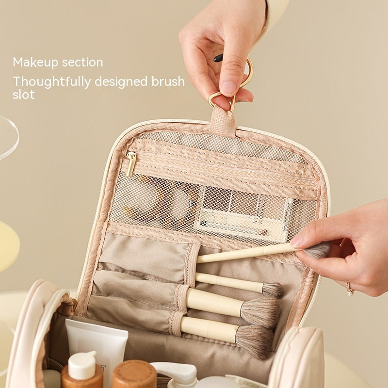 Minimalistic Classy Large Portable Cosmetic Bag