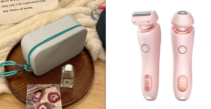 2 In 1 Rechargeable Women Body Hair Removal Razor Epilator