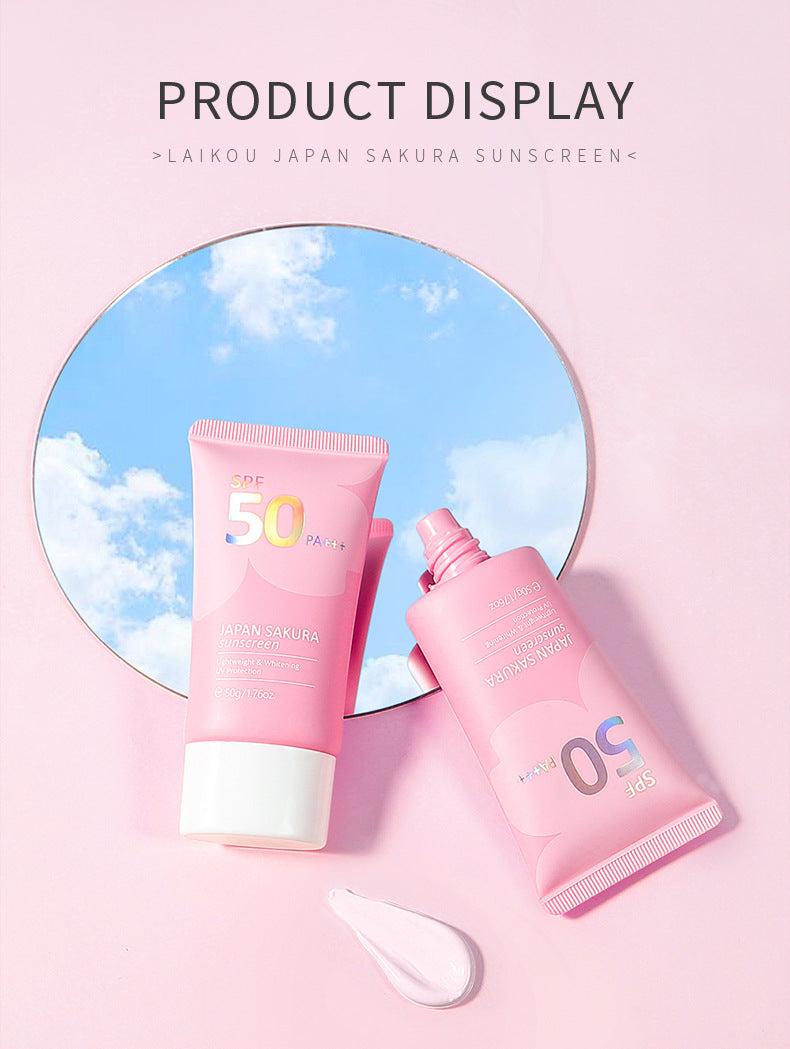 Japan Sakura Moisturizing Sunscreen SPF 50