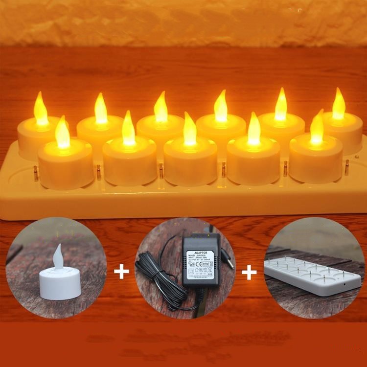 12 LED Rechargeable Candles