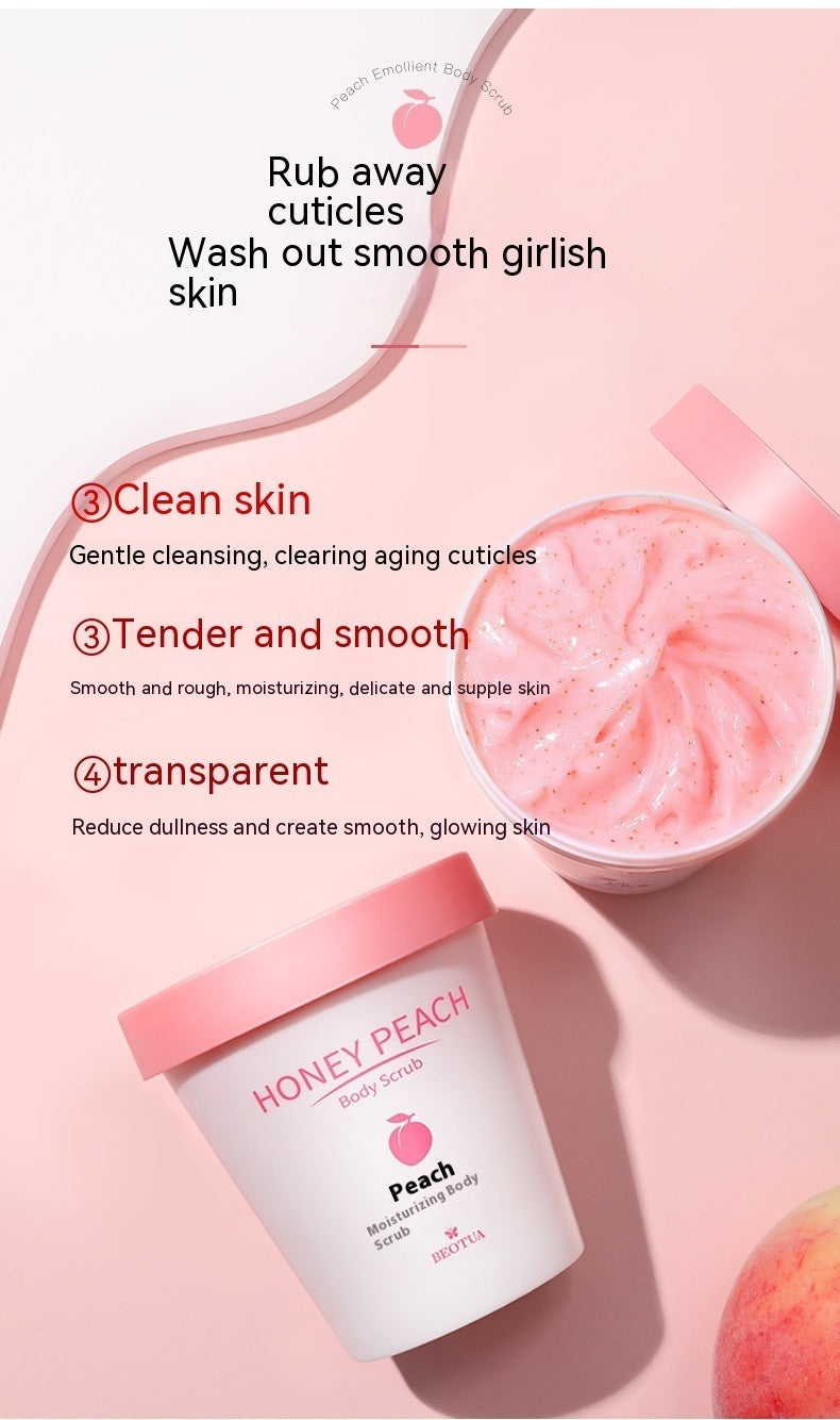 Honey Peach Moisturizing Cream Body Scrub