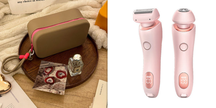 2 In 1 Rechargeable Women Body Hair Removal Razor Epilator