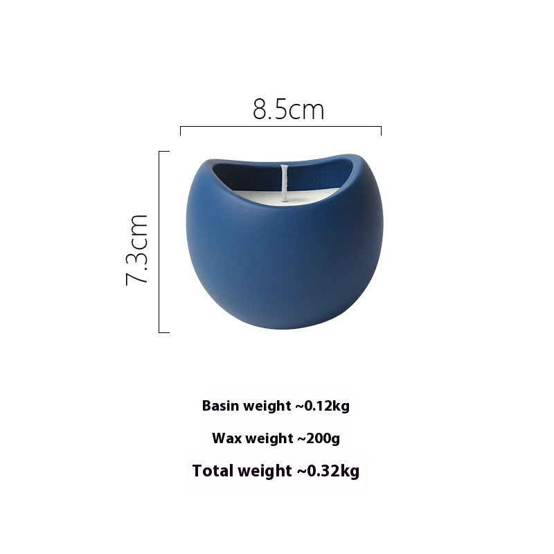 Ceramic Minimalist Creative Ornament Candle Cups