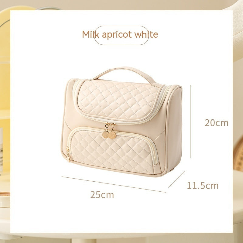 Minimalistic Classy Large Portable Cosmetic Bag