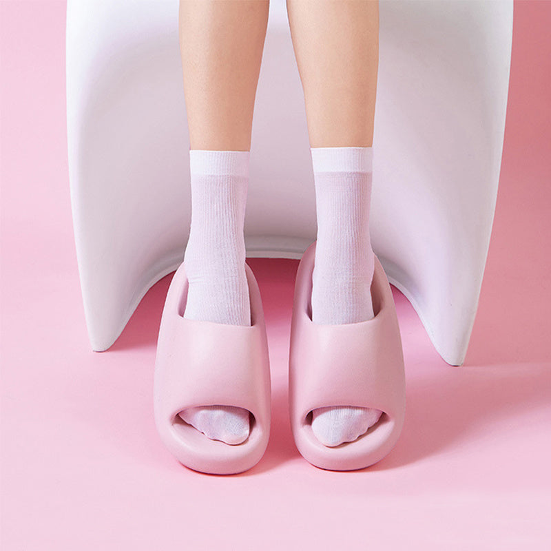 Soft Candy Color Loaf Indoor Slippers