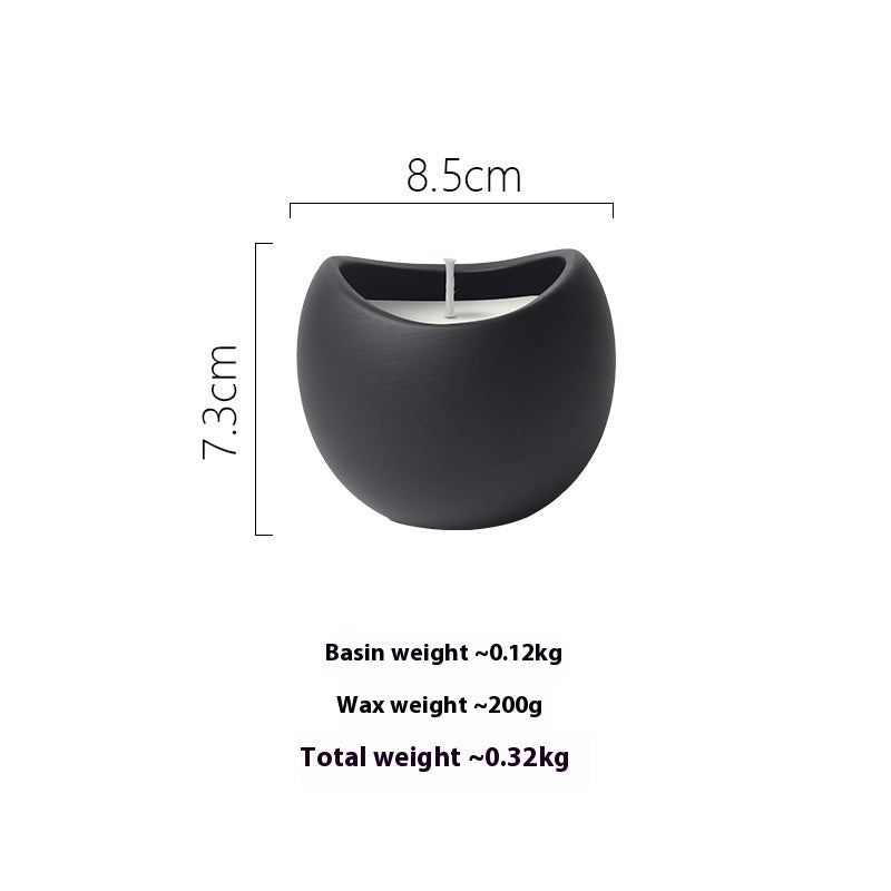 Ceramic Minimalist Creative Ornament Candle Cups