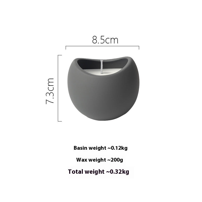 Ceramic Minimalist Creative Ornament Candle Cups