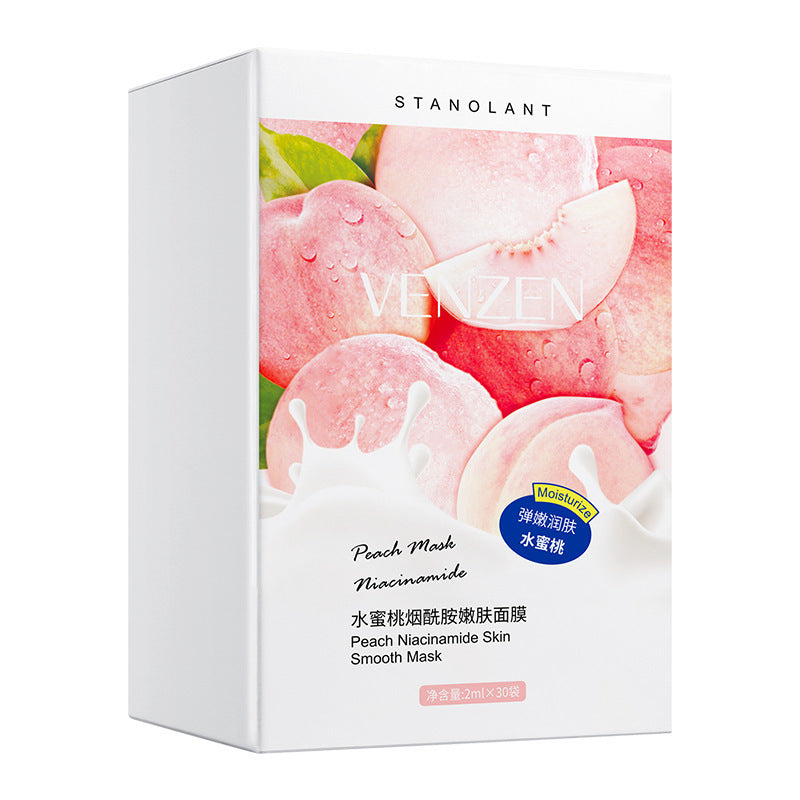 Peach Niacinamide Skin Rejuvenation And Moisturizing Mask 30 Pack