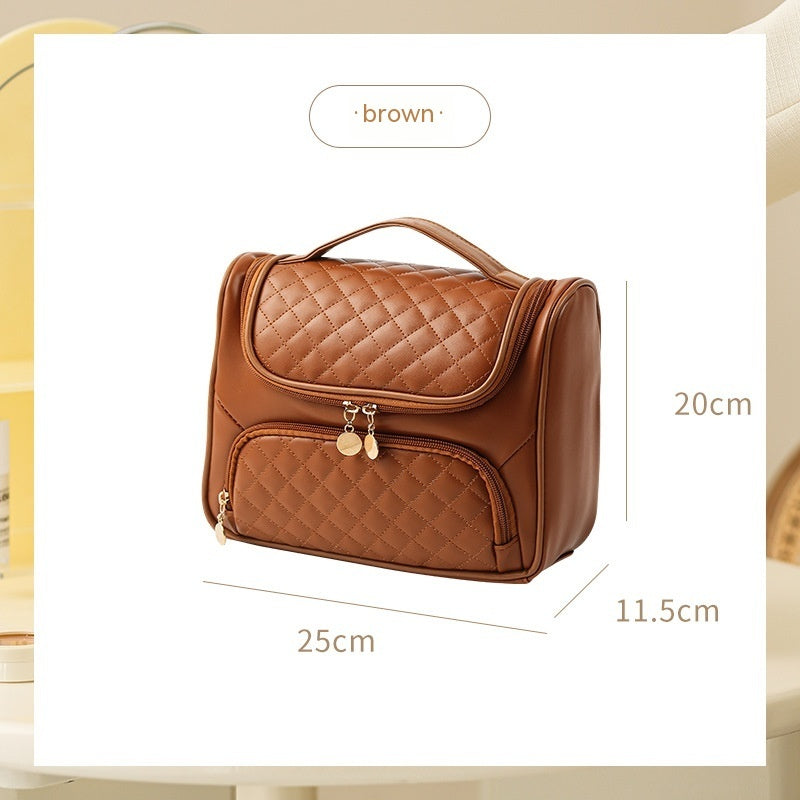 Minimalistic Classy Large Portable Cosmetic Bag