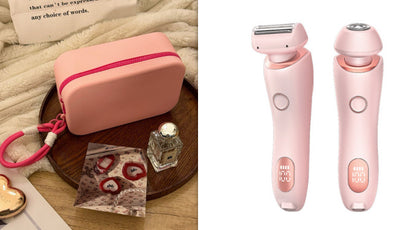 2 In 1 Rechargeable Women Body Hair Removal Razor Epilator