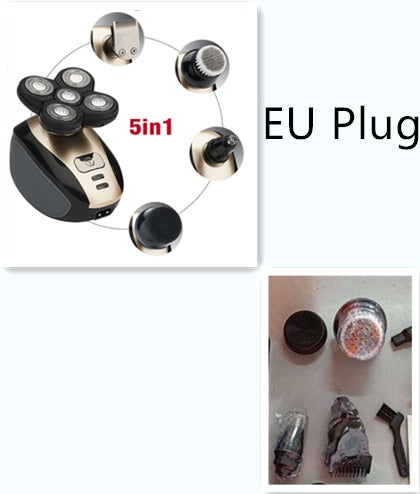 5 In 1 Men Multifunctional Rechargeable Electric Shaver