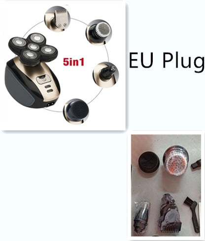 5 In 1 Men Multifunctional Rechargeable Electric Shaver