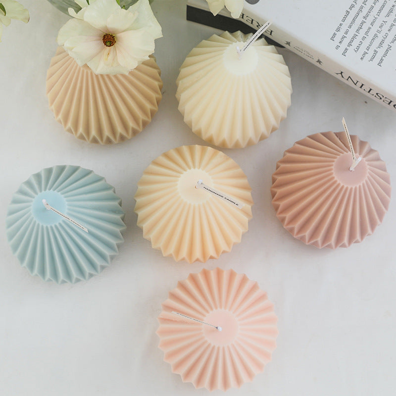 Handmade Nordic Style Lined Pear Shaped Scented Candles