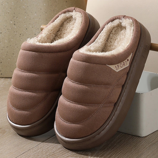 SPORT Suede Plush Slipper Indoor Slippers