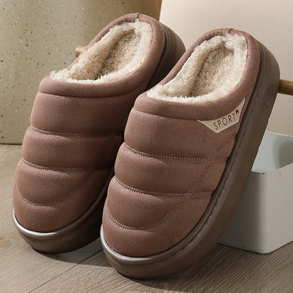 SPORT Suede Plush Slipper Indoor Slippers