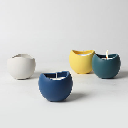 Ceramic Minimalist Creative Ornament Candle Cups
