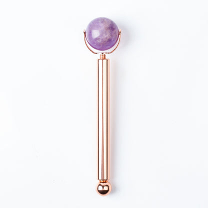 Three Head Natural Jade Ball Roller