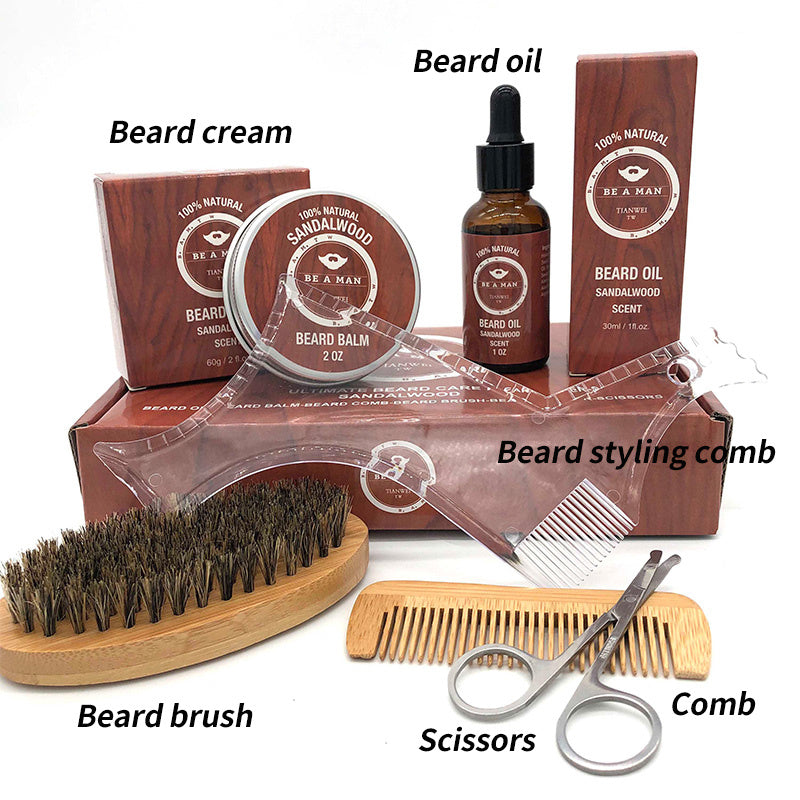 Beard Care Set Beard Oil and Beard Cream