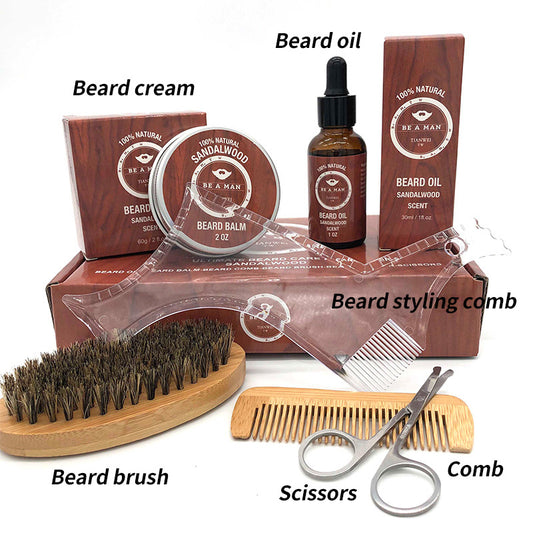 Beard Care Set Beard Oil and Beard Cream