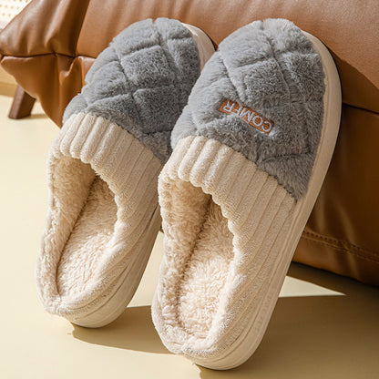 COMFR Plush Warm Non-slip Indoor Slipper