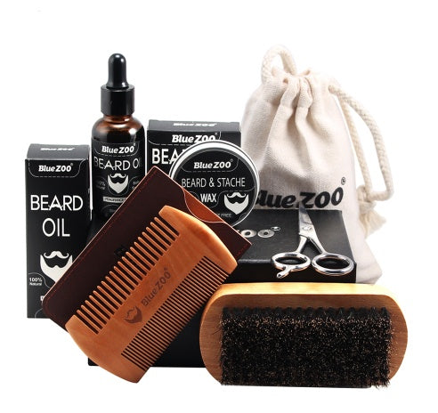 Black Bluezoo Beard 7 Piece Set