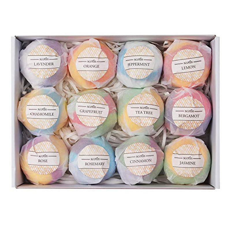 Exfoliating Bath Bombs Gift Box