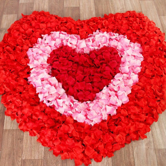 Artificial Rose Petals Romantic Bath And Sap