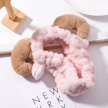 Cute Soft Plush Horns Hair Band Headband