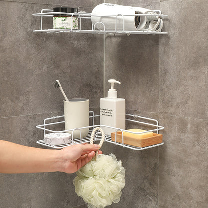 Iron Nail-free Corner Bathroom Shelf