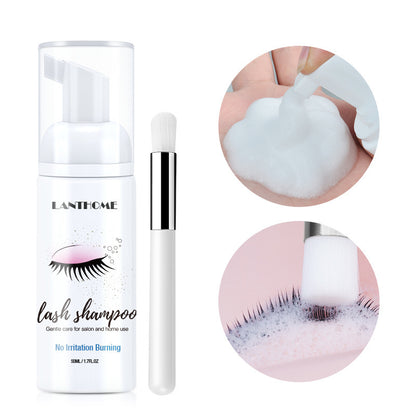 Eyelash shampoo gentle cleansing makeup remover