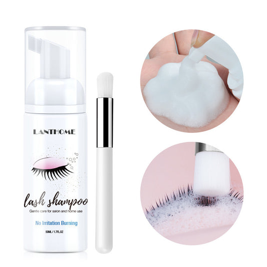 Eyelash shampoo gentle cleansing makeup remover