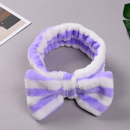 Striped Bow Headband