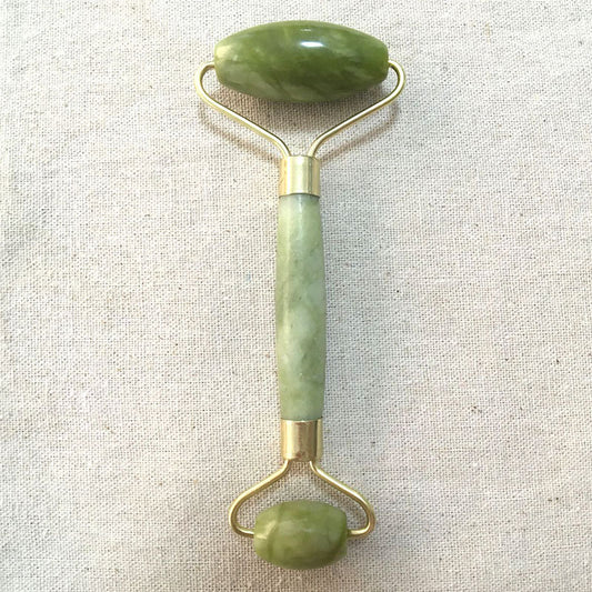 Double-end Natural Xiuyu Polished Jade Roller