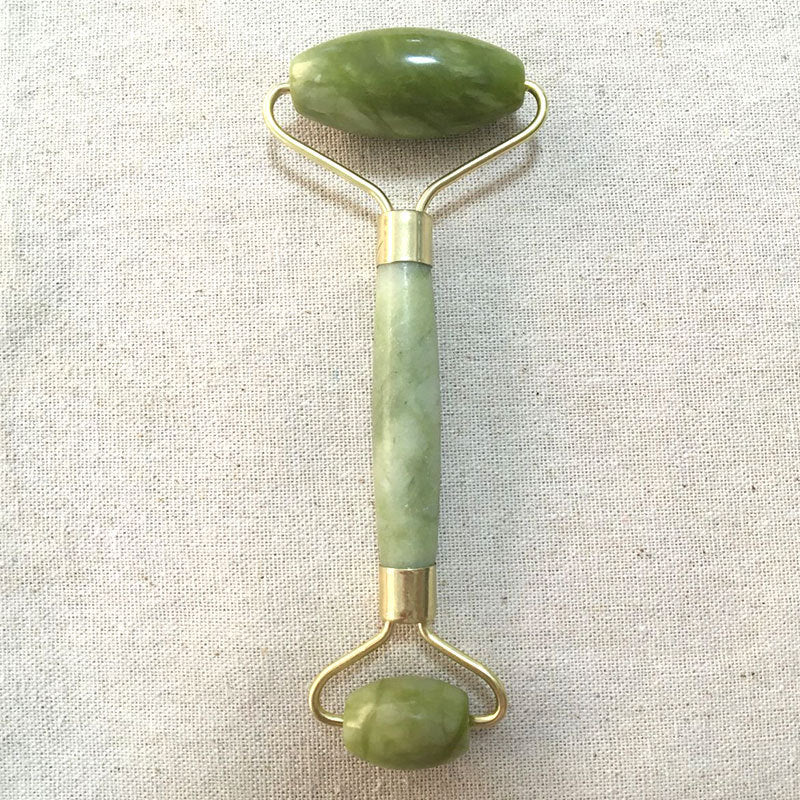 Double-end Natural Xiuyu Polished Jade Roller